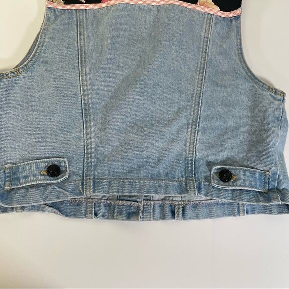 Romeo Romeo Y2K denim vest sz Medium Made in USA - Picture 4 of 12